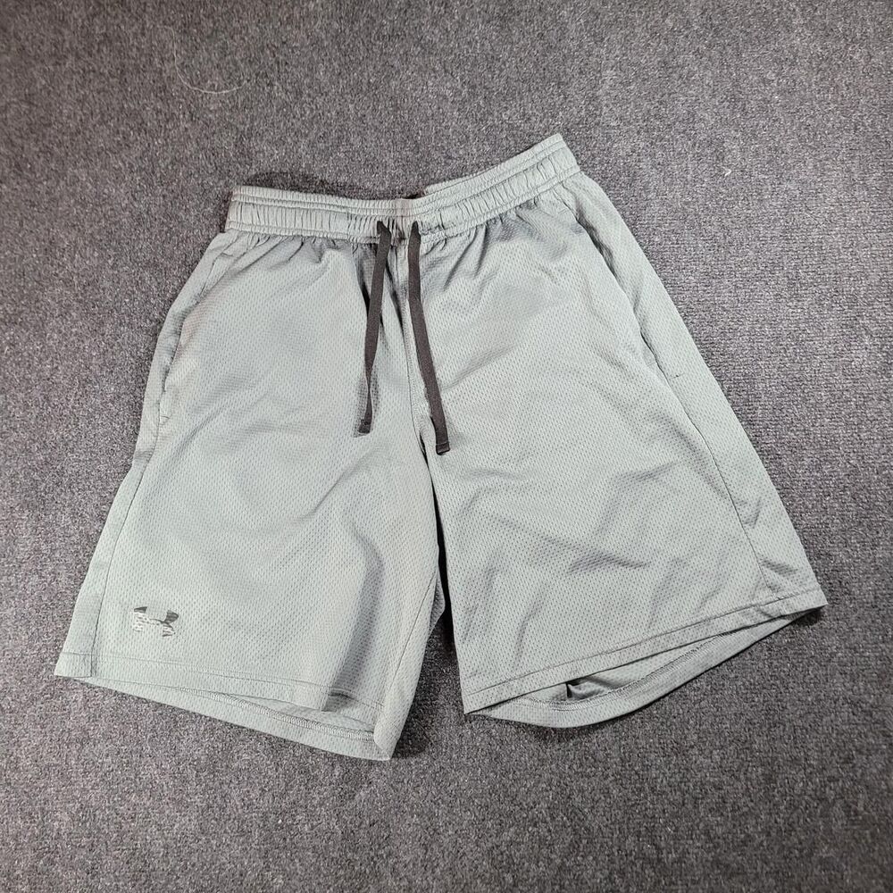 Under-armour Women's Grey and Green Shorts